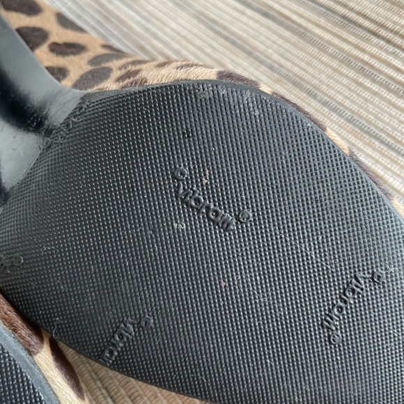 Stuart Weizmann Calf Hair Animal Print Pumps - Picture 13 of 14